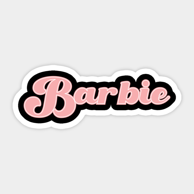 Barbie graphic design - Barbie - Sticker | TeePublic